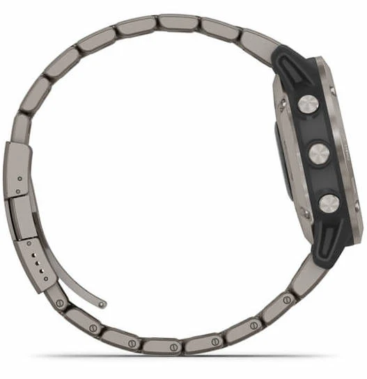 Garmin Watch Quatix 6 Sapphire Titanium Grey Titanium Band Smartwatch - Image 6