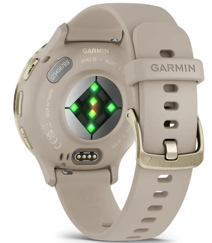 Garmin Venu 3S Soft Gold Smartwatch Watch - Image 2