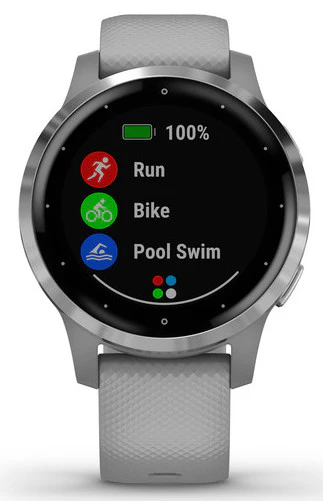 Garmin Watch Vivoactive 4S Powder Grey with Silver - Image 3