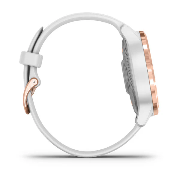 Garmin Watch Vivoactive 4S White With Rose Gold - Image 4