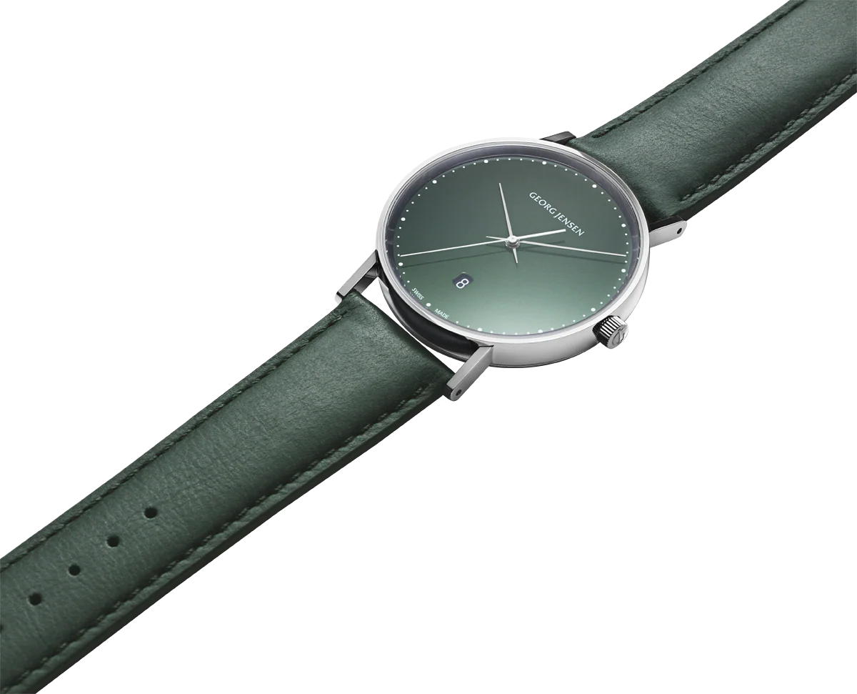 Georg Jensen Watch Koppel Quartz Green Dial - Image 2