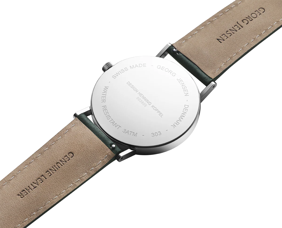 Georg Jensen Watch Koppel Quartz Green Dial - Image 3