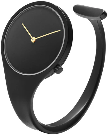Georg Jensen Vivianna Bangle Black PVD Dial Watch