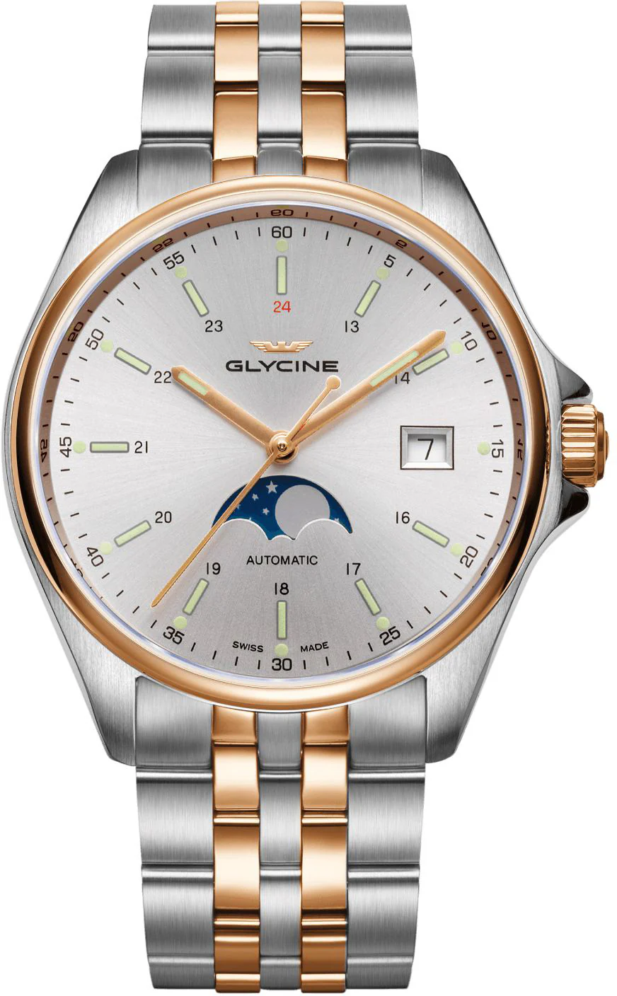 Glycine Combat Classic Moon Phase Watch