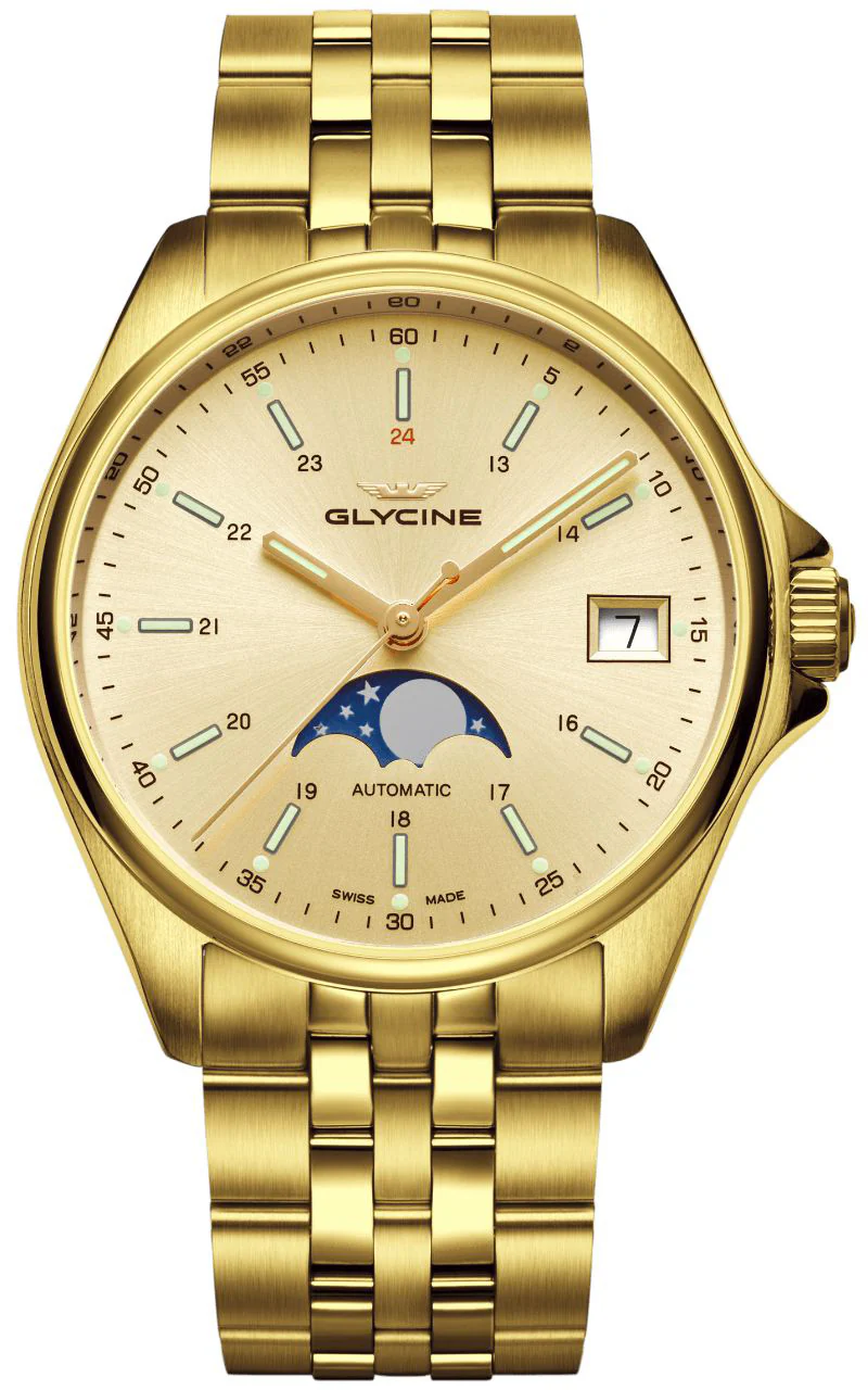 Glycine Watch Combat Classic Moon Phase