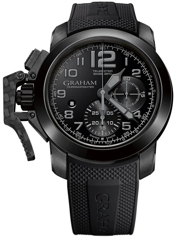 Graham Watch Chronofighter Oversize Black And White