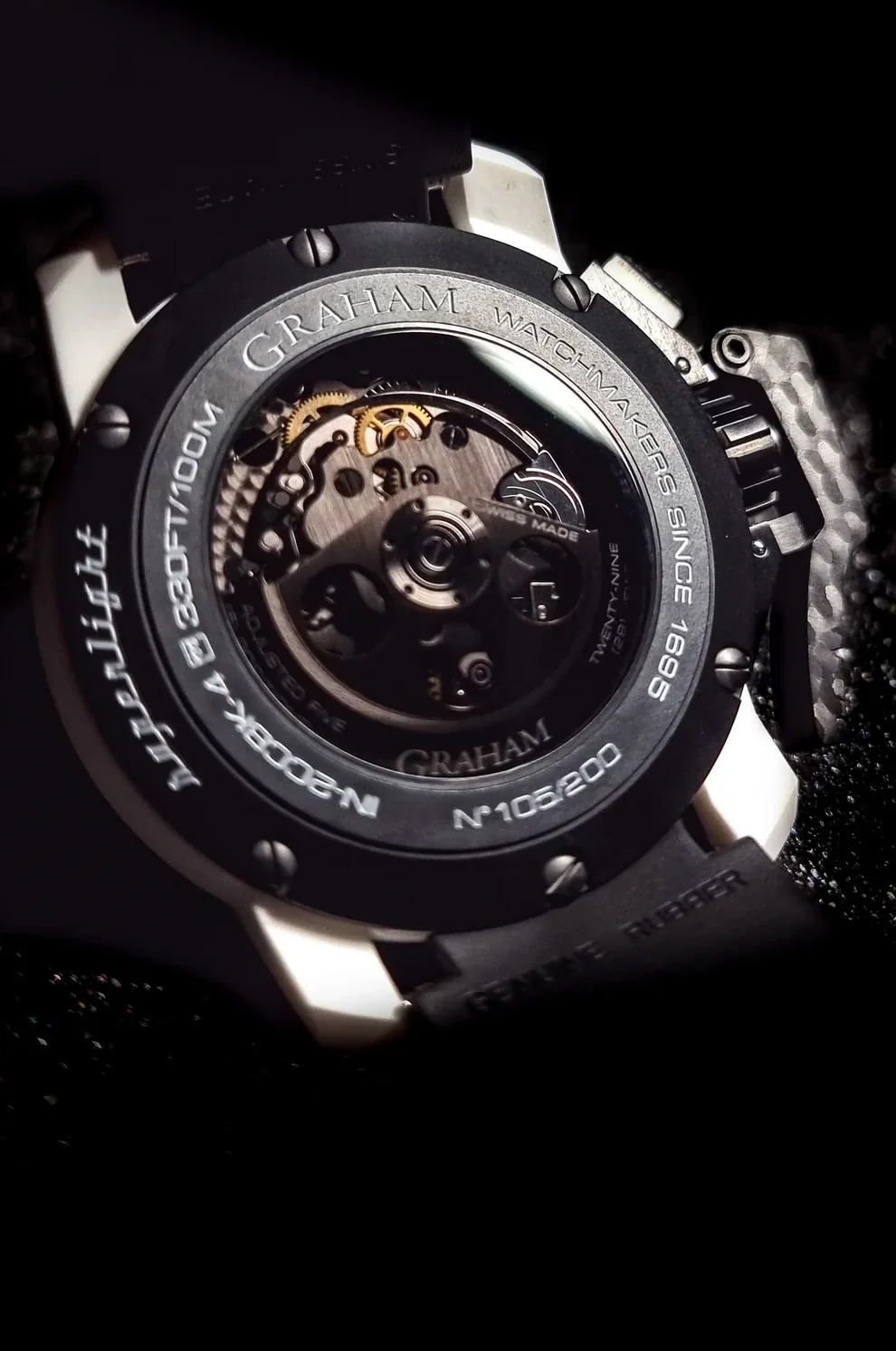 Graham Chronofighter Superlight Carbon Skeleton Watch - Image 2