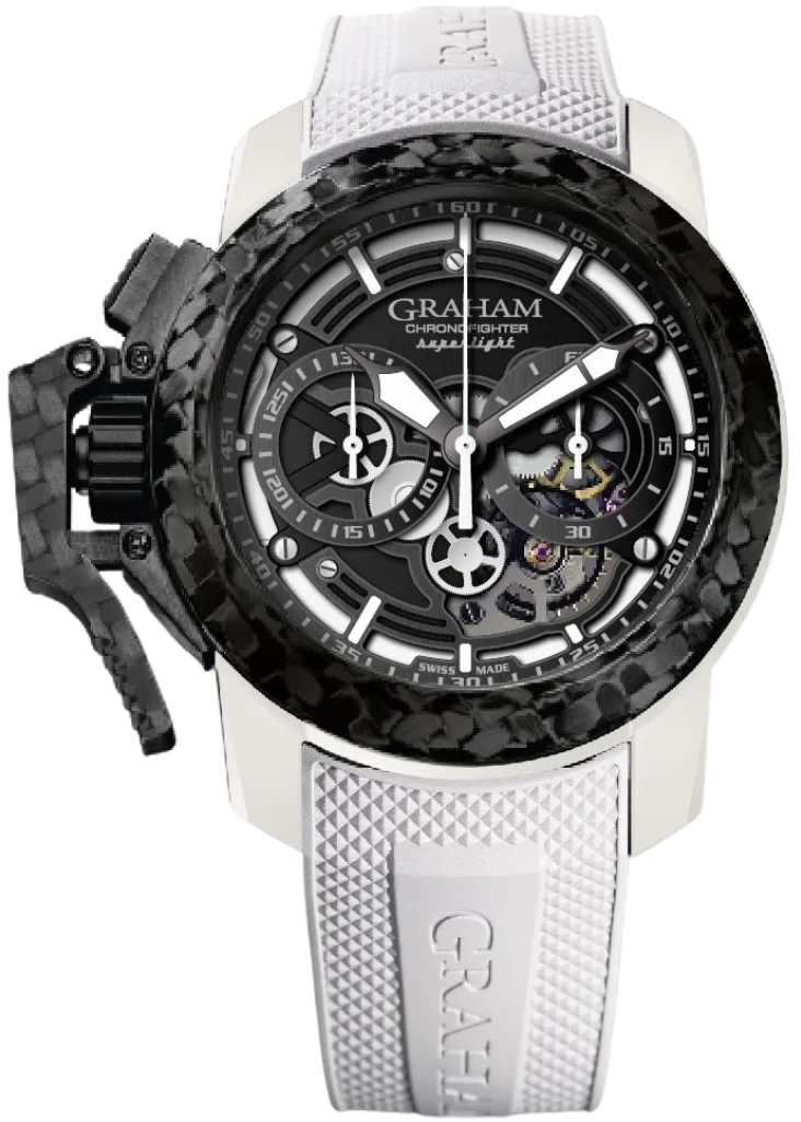 Graham Chronofighter Superlight Carbon Skeleton Watch