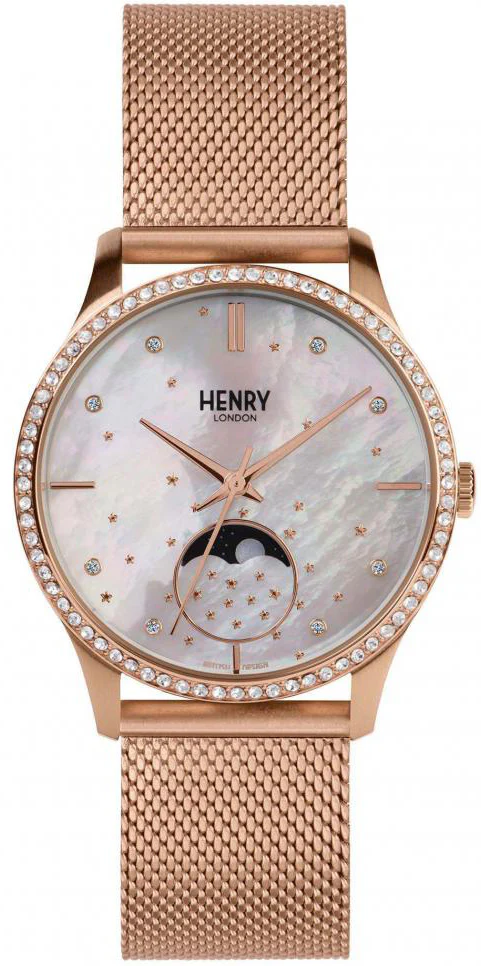 Henry London Watch Moon Phase Ladies