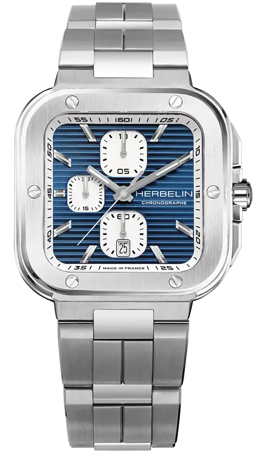 Herbelin Cap Camarat Square Chronograph Watch
