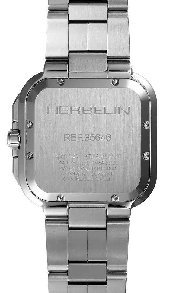 Herbelin Cap Camarat Square Chronograph Watch - Image 2