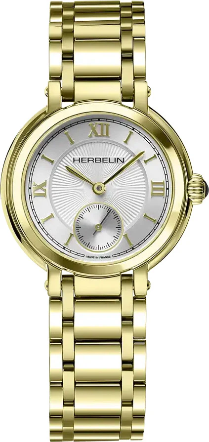 Herbelin Galet Yellow Gold PVD Watch