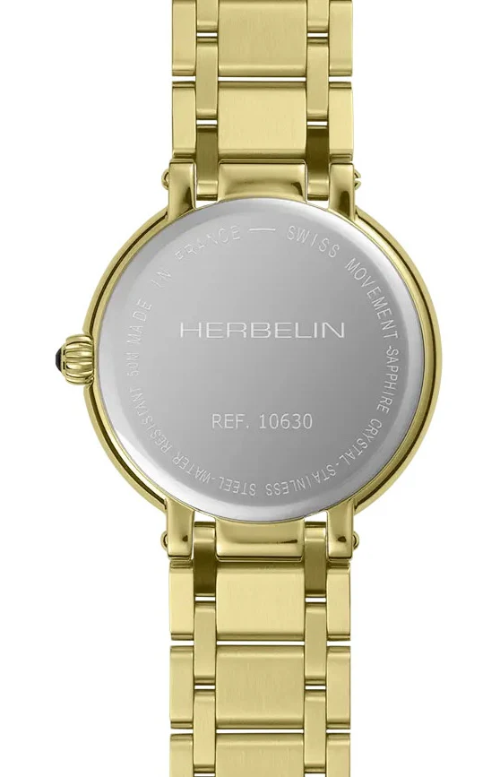 Herbelin Galet Yellow Gold PVD Watch - Image 3