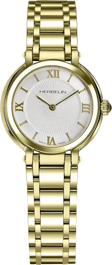 Herbelin Galet Yellow Gold PVD Watch