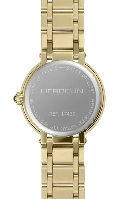 Herbelin Galet Yellow Gold PVD Watch - Image 3