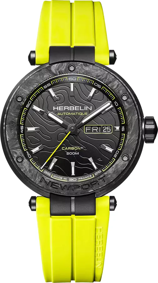 Herbelin Newport Carbon Titanium Watch