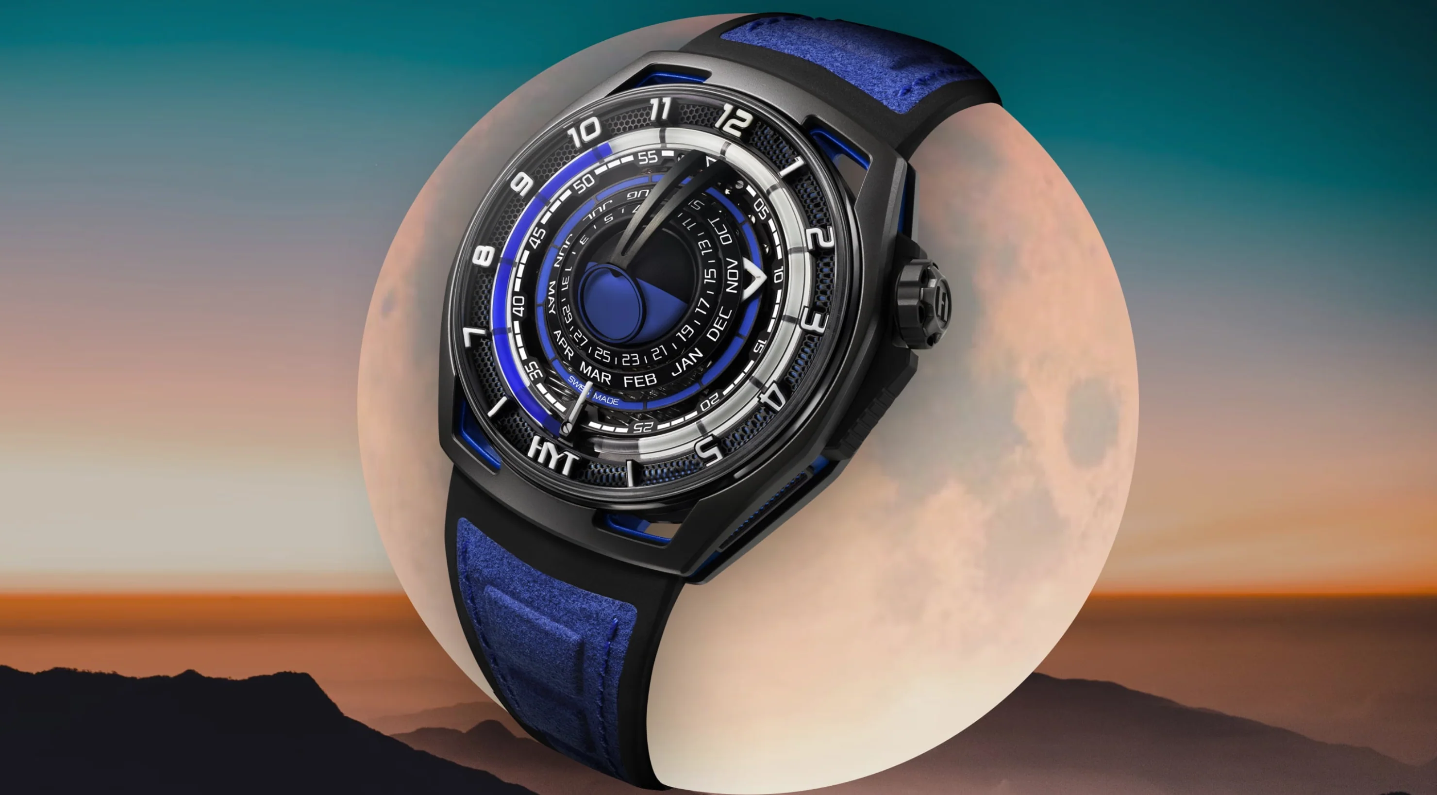 HYT Watches Moon Runner Supernova Blue Limited Edition - Image 2