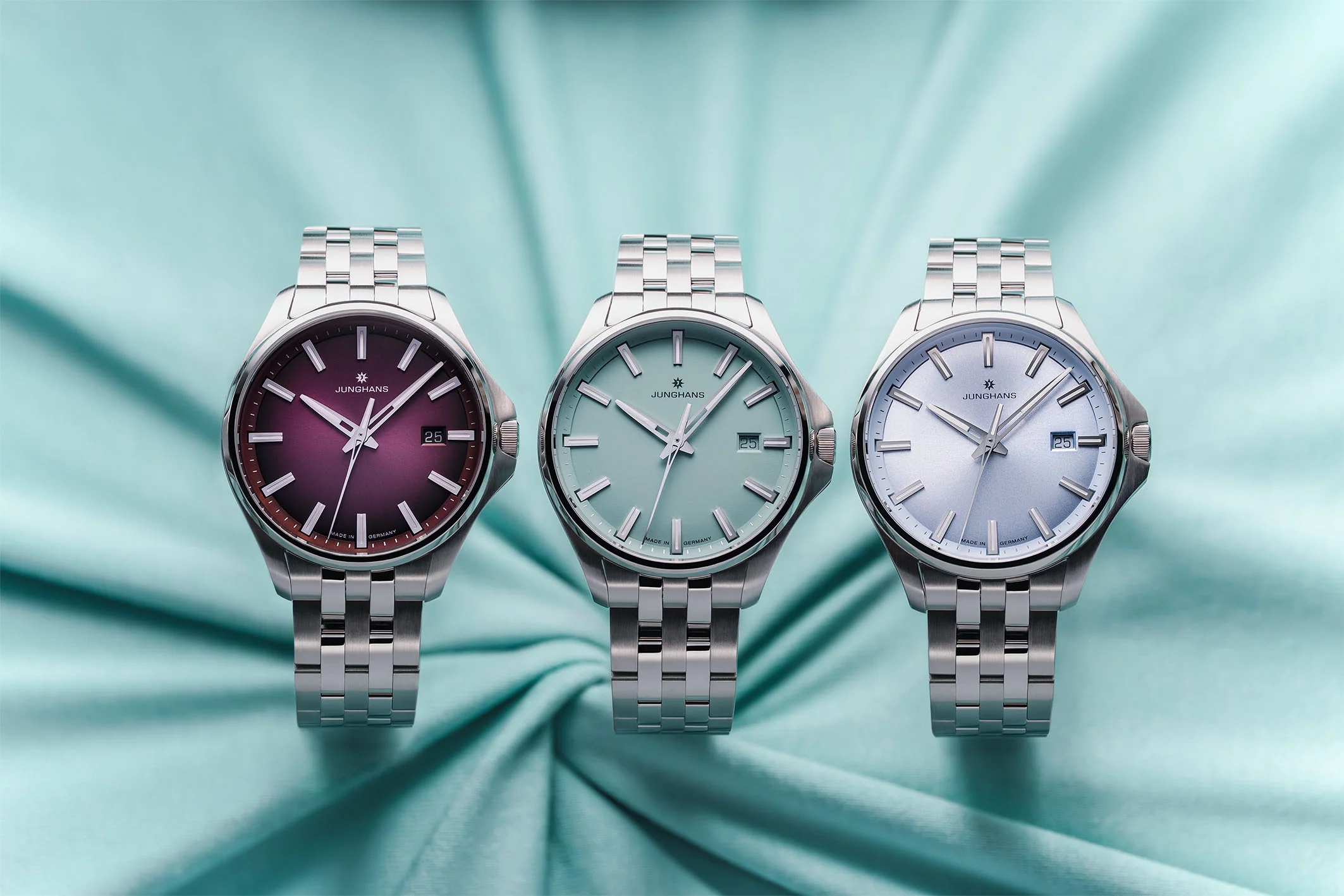 Junghans Meister S 35mm Quartz Blue Watch - Image 3