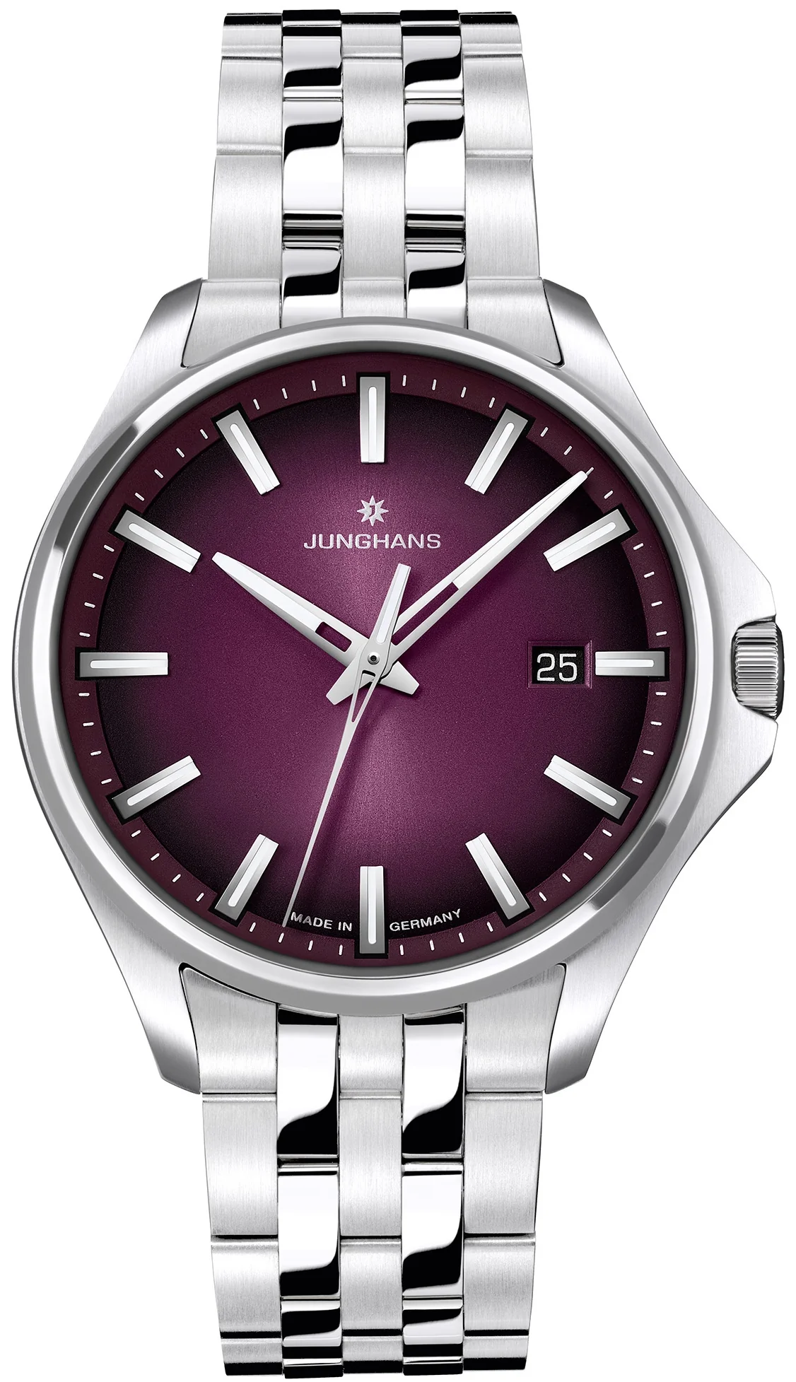 Junghans Meister S 35mm Quartz Purple Watch