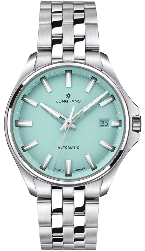 Junghans Meister S Automatic 36mm Mint Green Watch