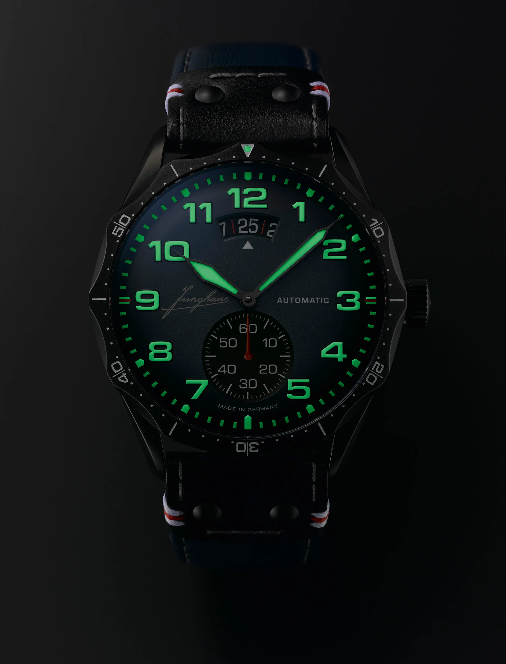 Junghans Meister Pilot Automatic Navy Blue Watch - Image 3