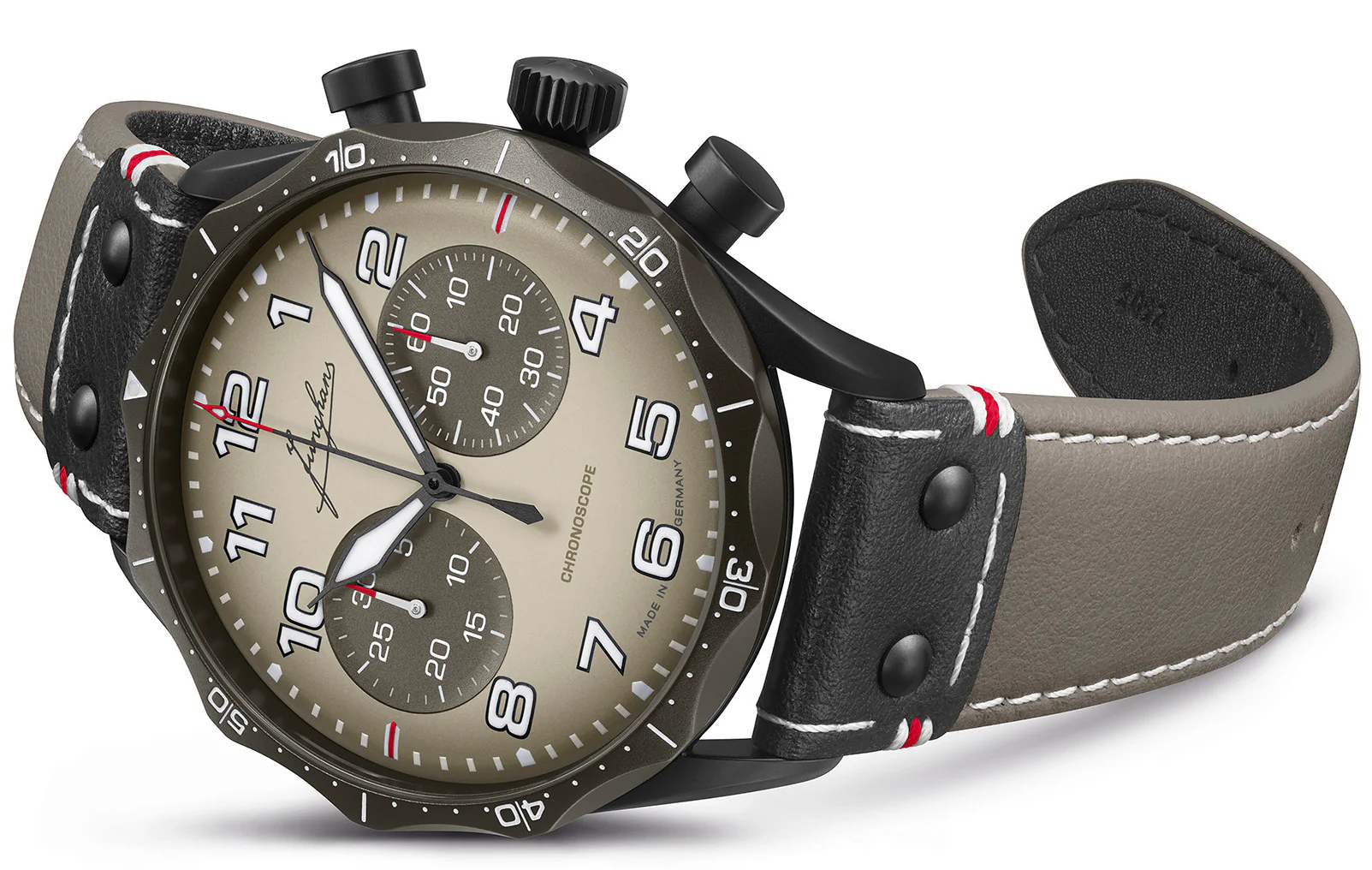 Junghans Meister Pilot Chronoscope Desert Watch - Image 2