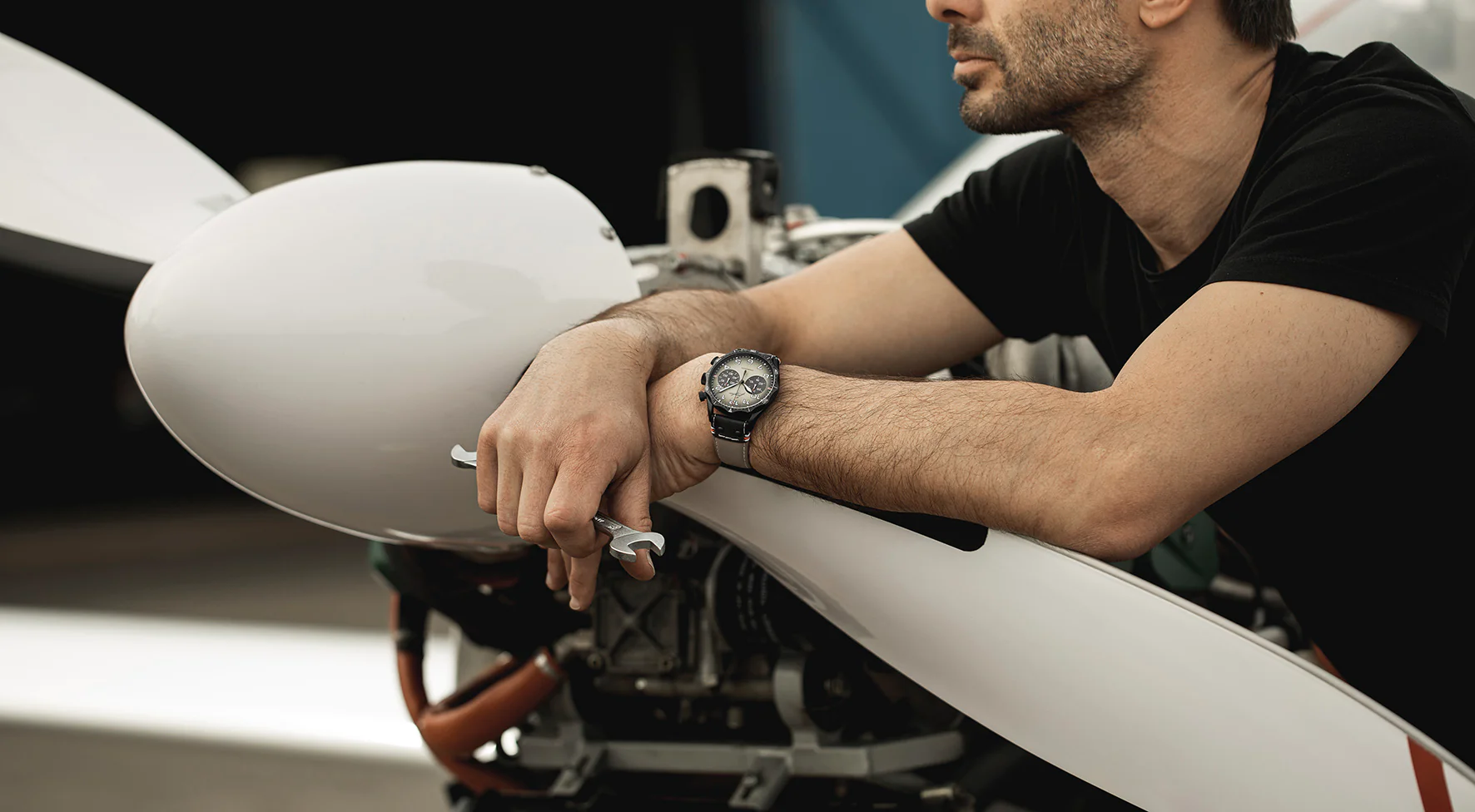 Junghans Meister Pilot Chronoscope Desert Watch - Image 3