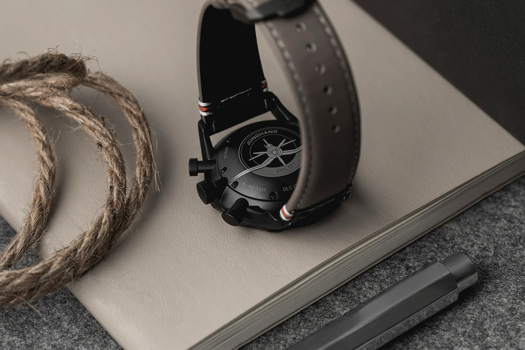 Junghans Meister Pilot Chronoscope Desert Watch - Image 4
