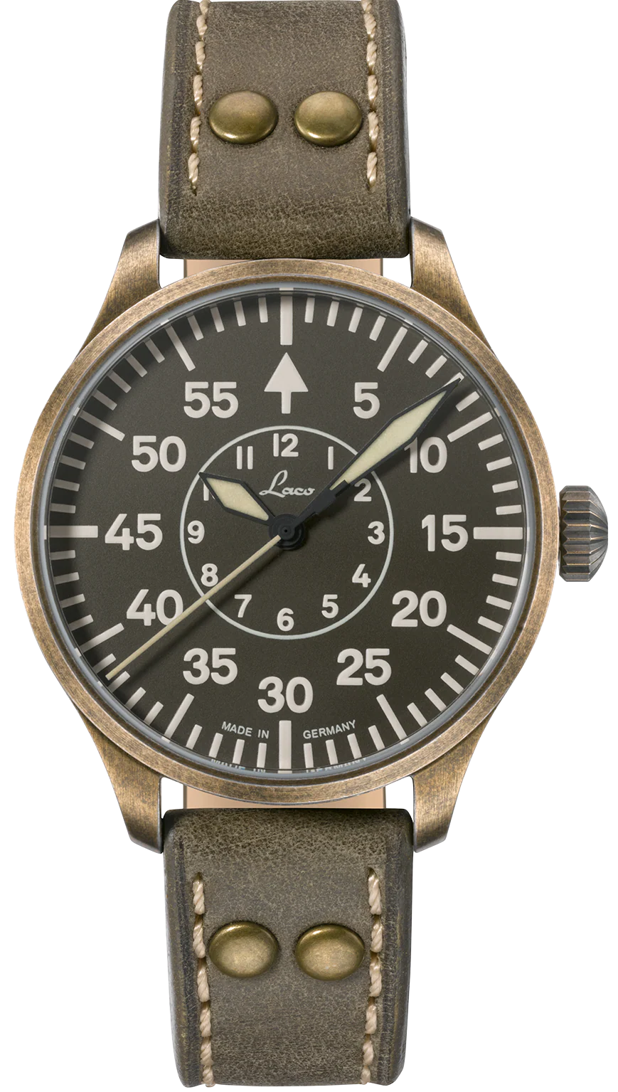Laco Watch Aachen Olive 39 Limited Edition