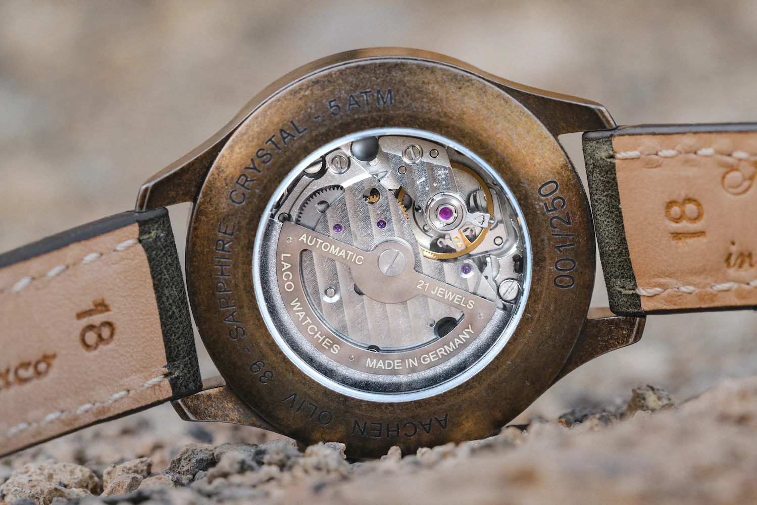 Laco Watch Aachen Olive 39 Limited Edition - Image 5