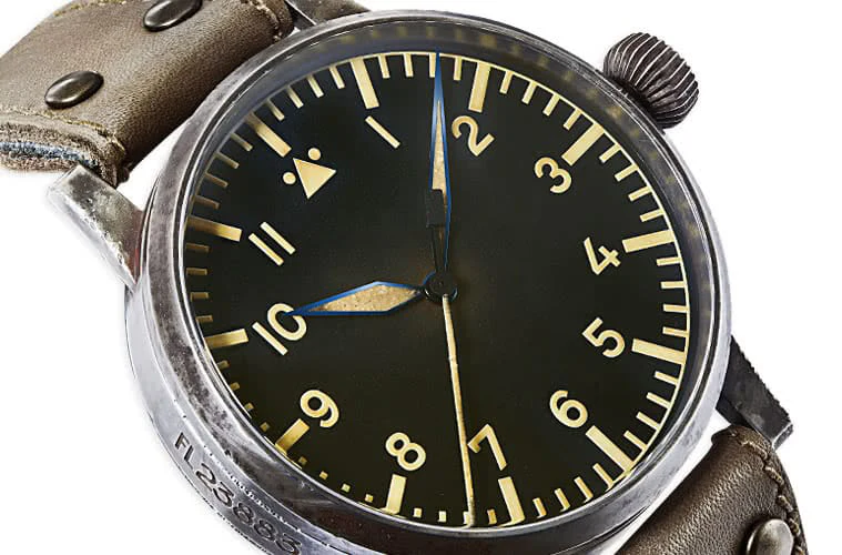 Laco Watch Pilot Watch Original Replika 55 Erbstuck - Image 2