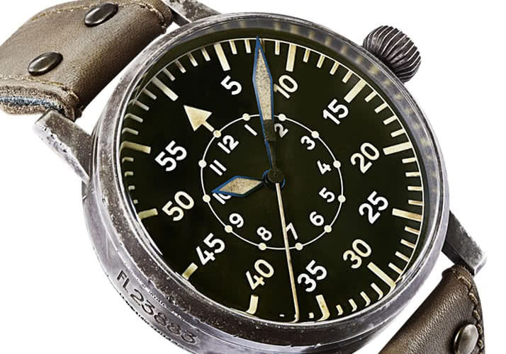 Laco Watch Pilot Watch Original Replika 55 Erbstuck - Image 2