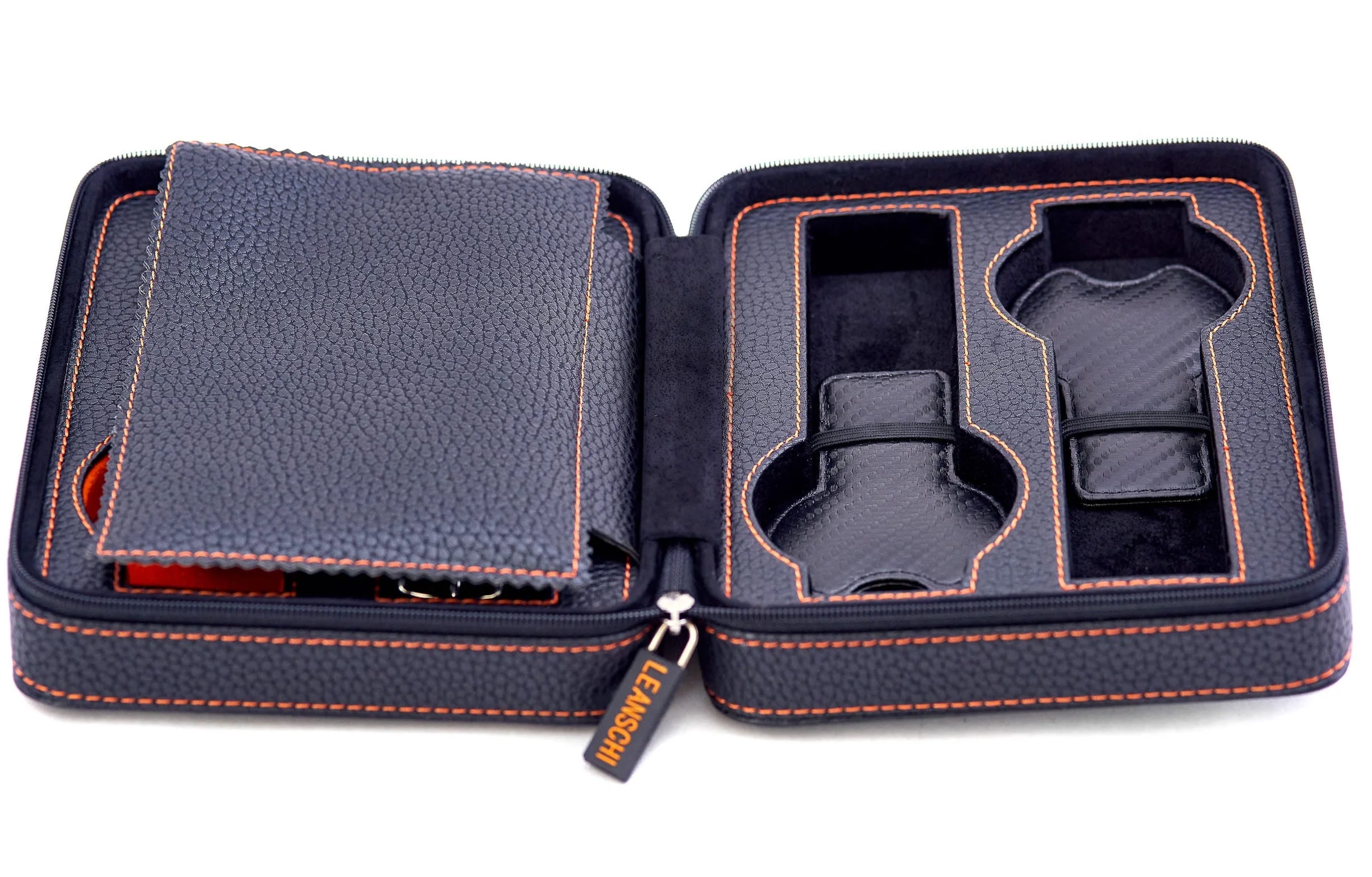 Leanschi Watch Case Black And Orange - Image 7