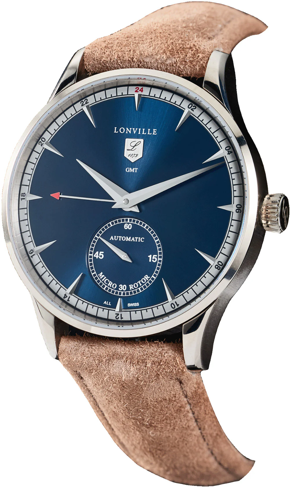 Lonville Watch Virage Blue GMT Limited Edition - Image 3