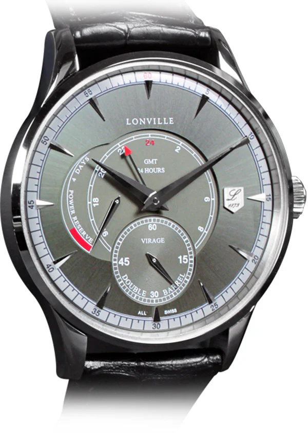 Lonville Watch Virage Gunmetal GMT Limited Edition - Image 2