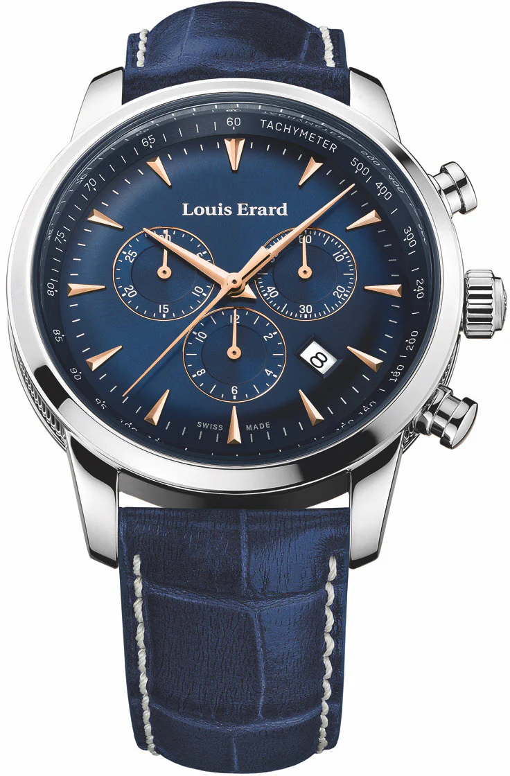 Louis Erard Watch Heritage Quartz Chrono D