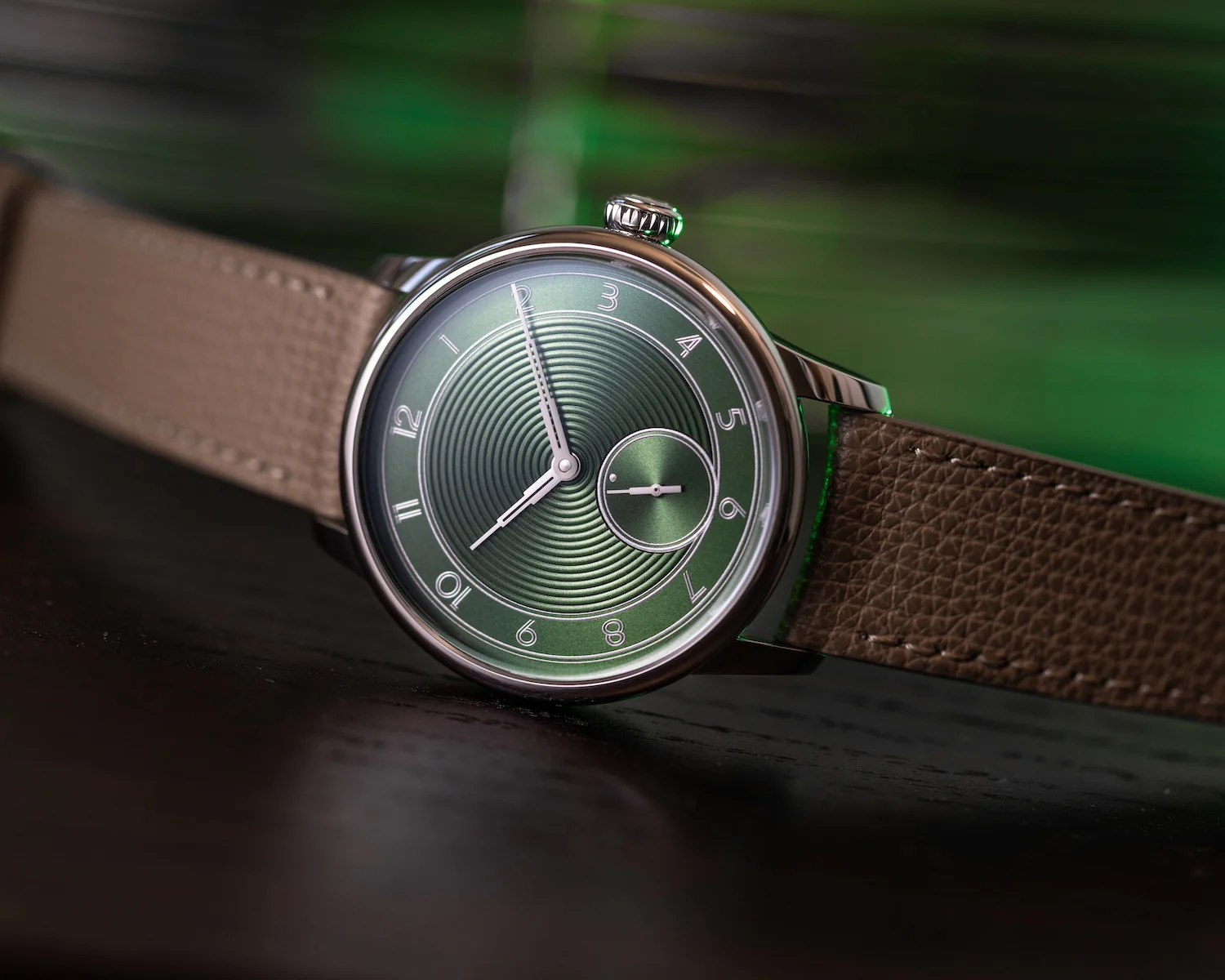 Louis Erard Louis Erard x The Horophile La Petite Seconde Metropolis Green Watch - Image 5
