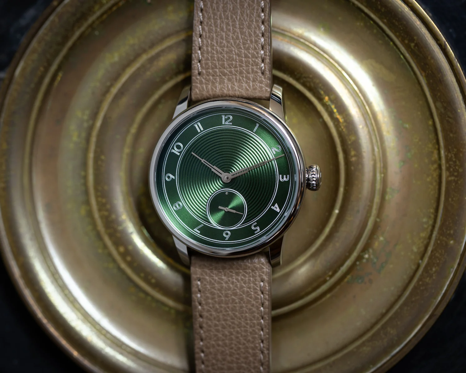 Louis Erard Louis Erard x The Horophile La Petite Seconde Metropolis Green Watch - Image 8