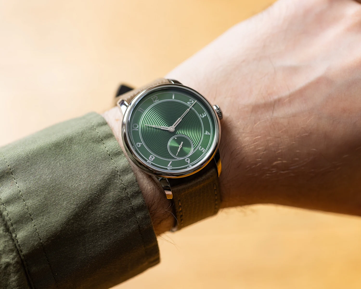 Louis Erard Louis Erard x The Horophile La Petite Seconde Metropolis Green Watch - Image 9