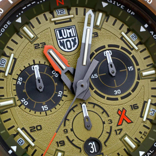 Luminox Bear Grylls Master #TIDE 3740 Series Olive Black Watch - Image 5