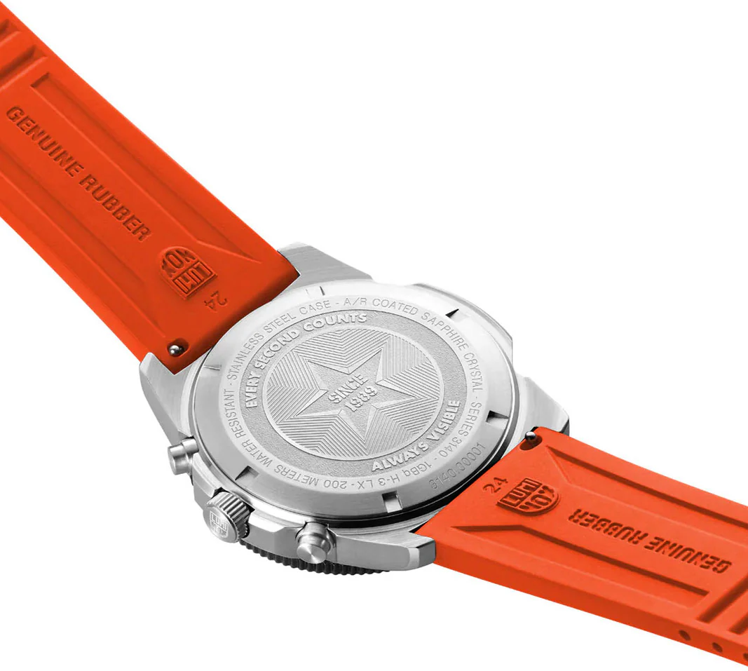 Luminox Sea Pacific Diver Chronograph 3140 Black Orange - Image 4
