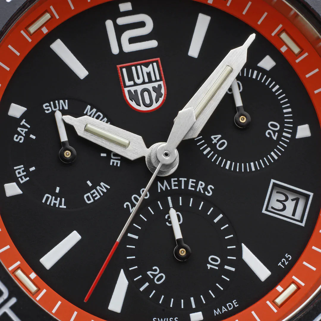 Luminox Sea Pacific Diver Chronograph 3140 Black Orange - Image 6