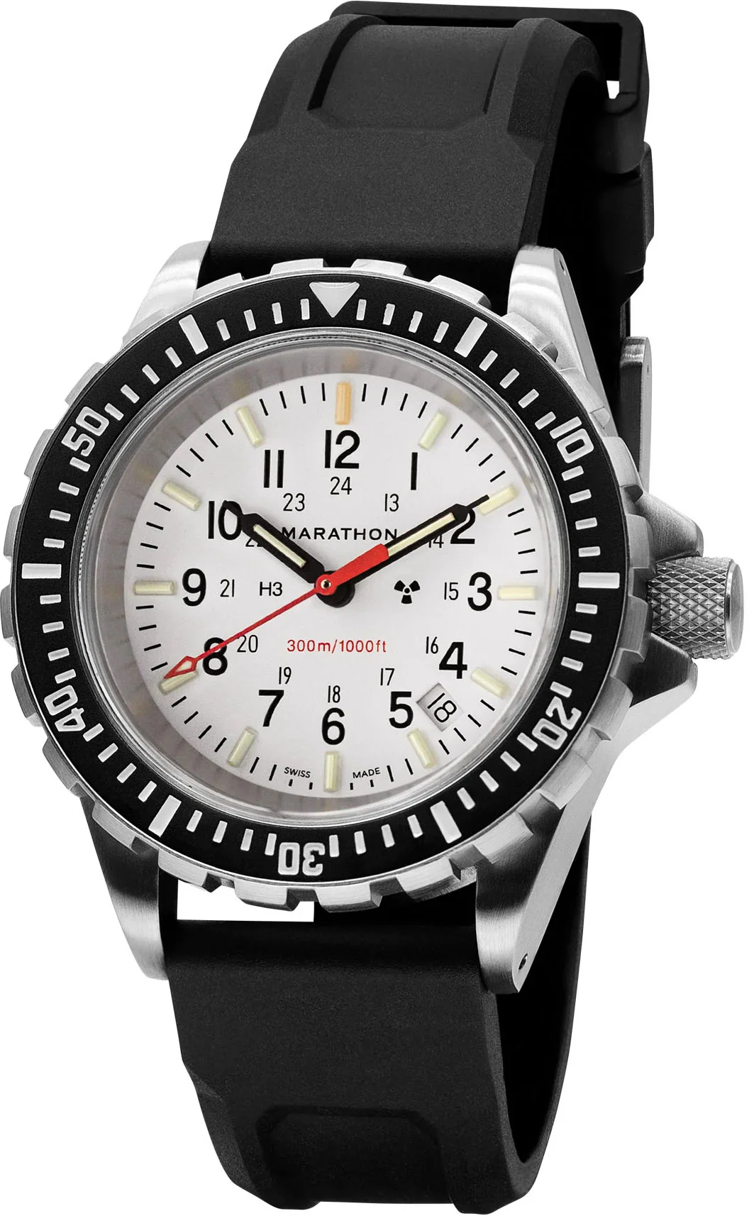 Marathon Dive Large Arctic Edition Divers Quartz TSAR Watch