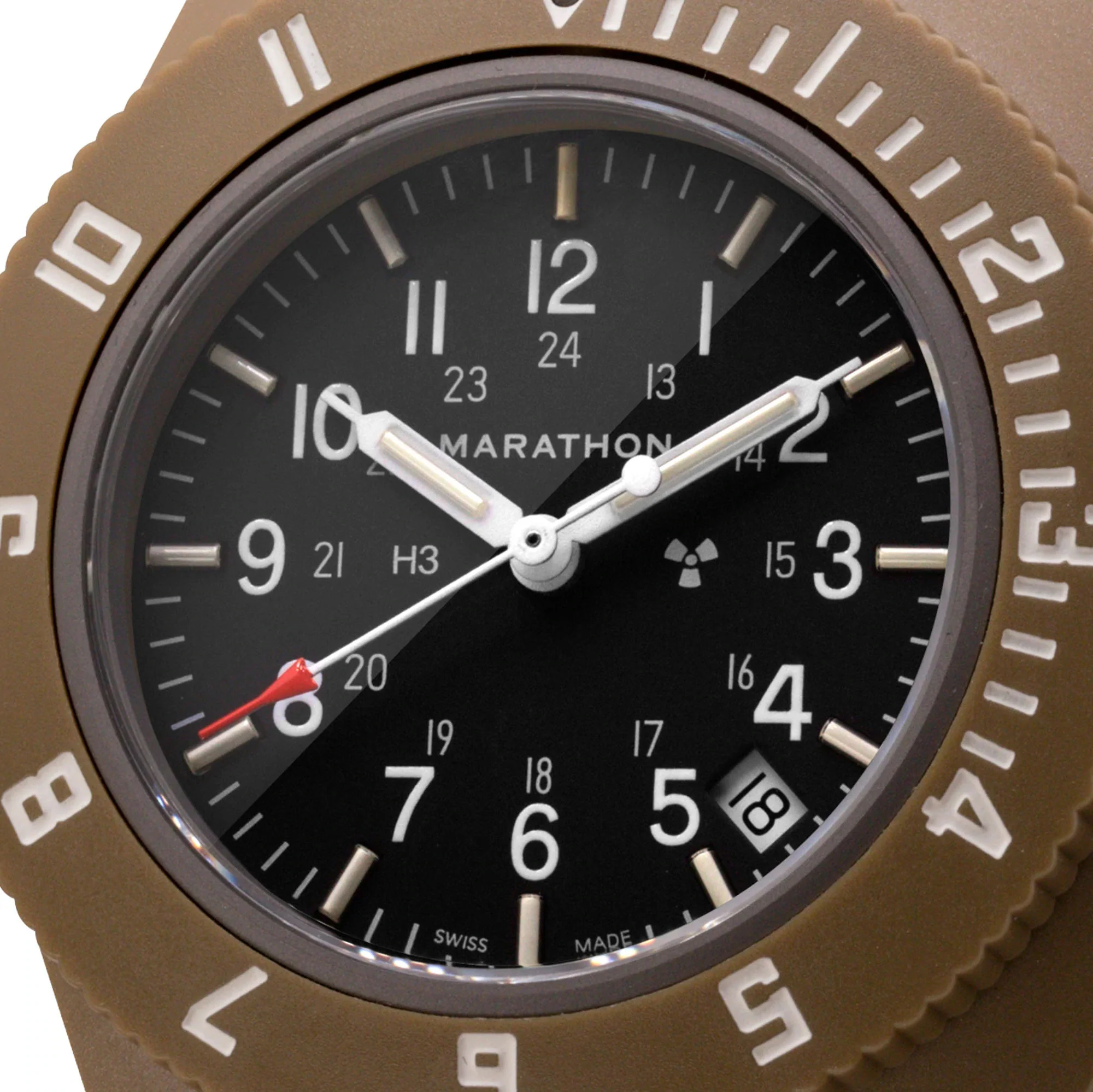 Marathon Navigator Desert Tan Pilots With Date Watch - Image 2