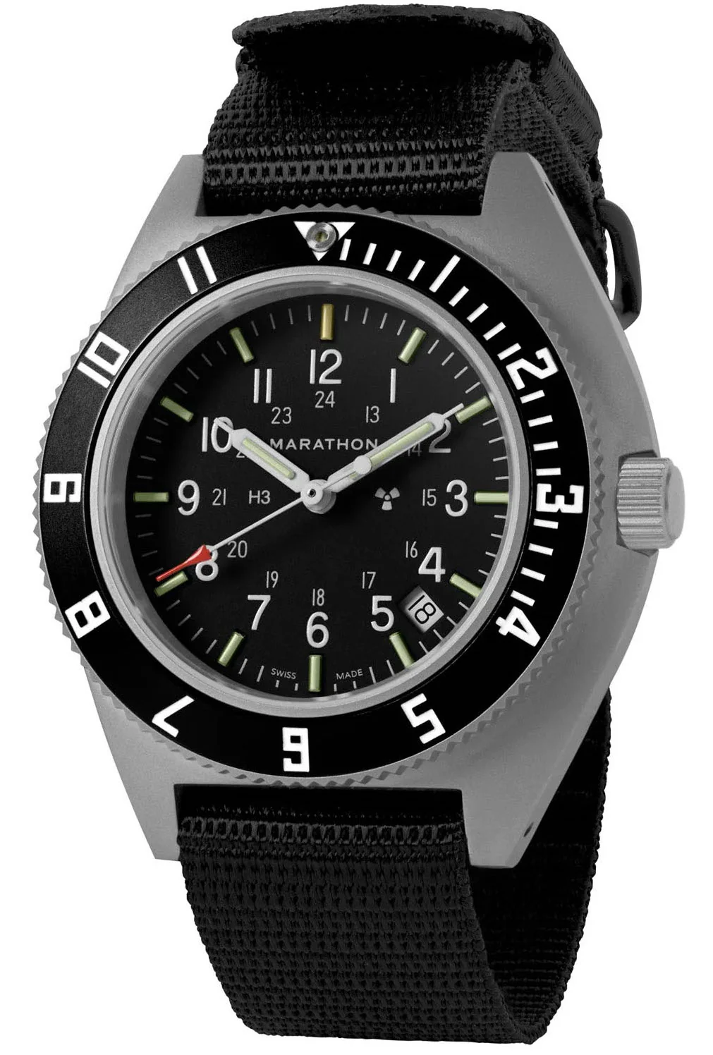 Marathon Steel Navigator Ballistic Nylon Watch - Image 3