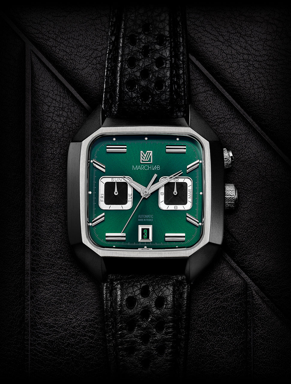 March LA.B Watch AM2 Automatic Shades Forest Green Limited Edition - Image 3