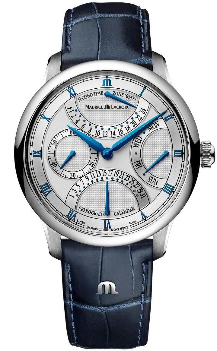 Maurice Lacroix Masterpiece Triple Retrograde Clous de Paris Watch