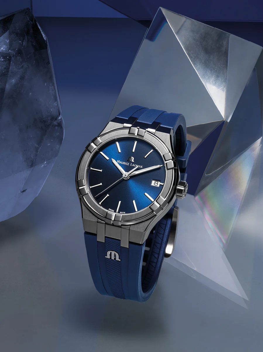 Maurice Lacroix Aikon Quartz Blue Sunray Watch - Image 3