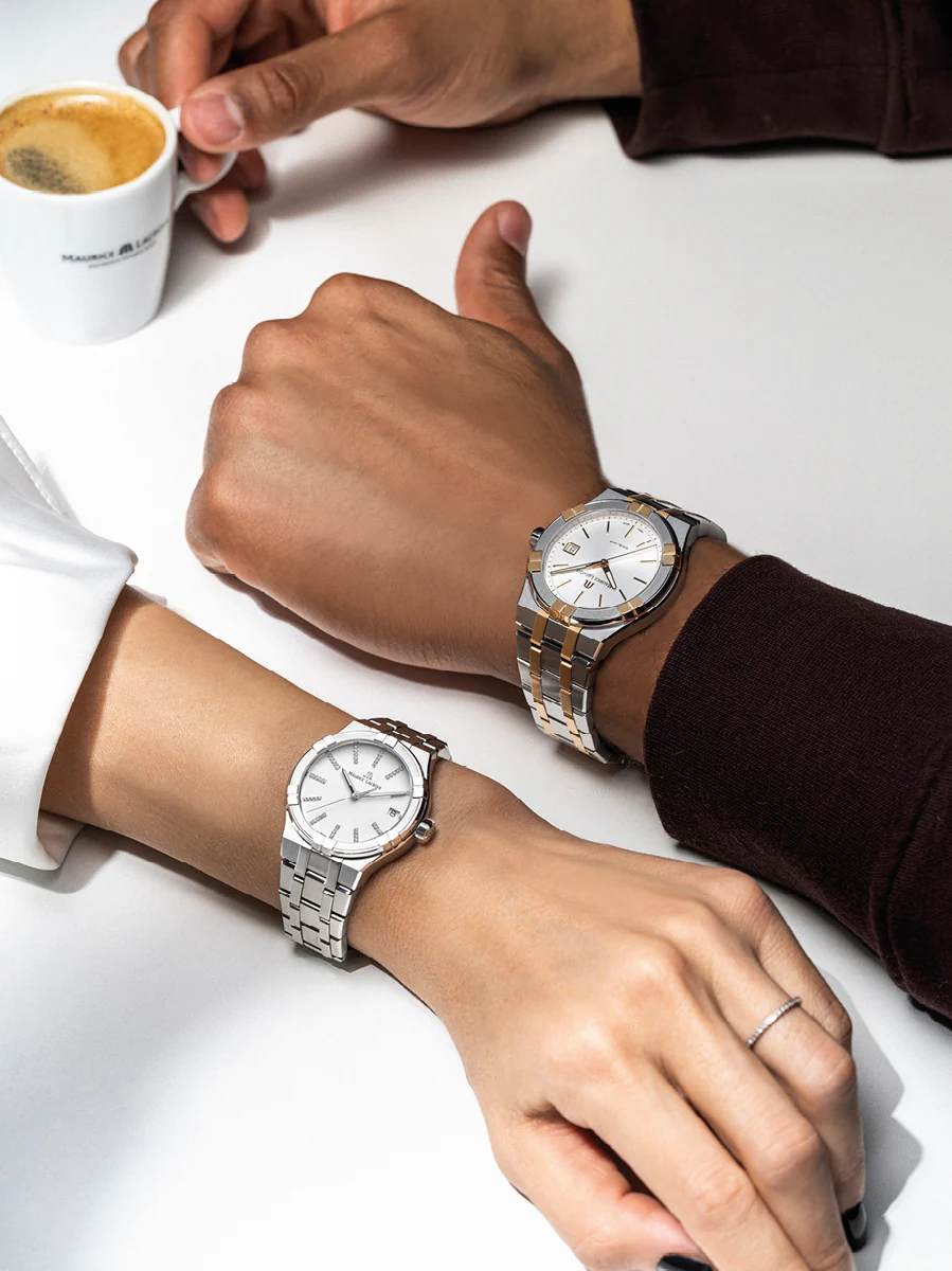 Maurice Lacroix Aikon Quartz Matt White Watch - Image 3