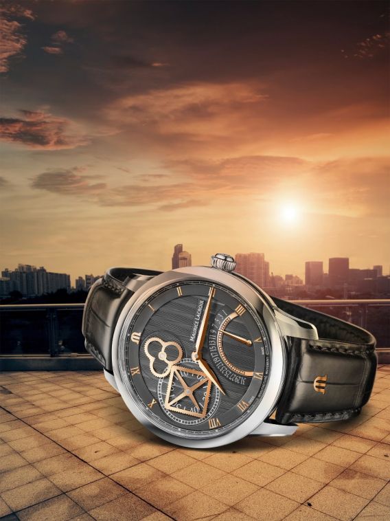 Maurice Lacroix Masterpiece Square Wheel Retrograde Watch - Image 3